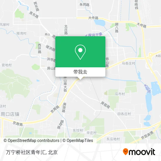 万宁桥社区青年汇地图