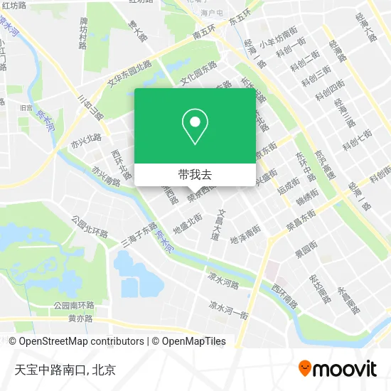 天宝中路南口地图