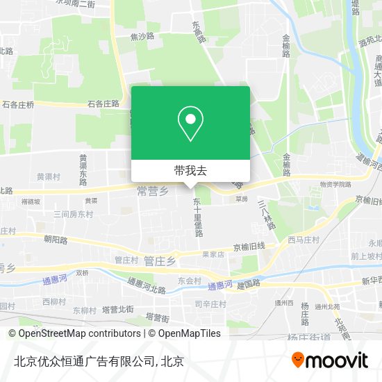 北京优众恒通广告有限公司地图