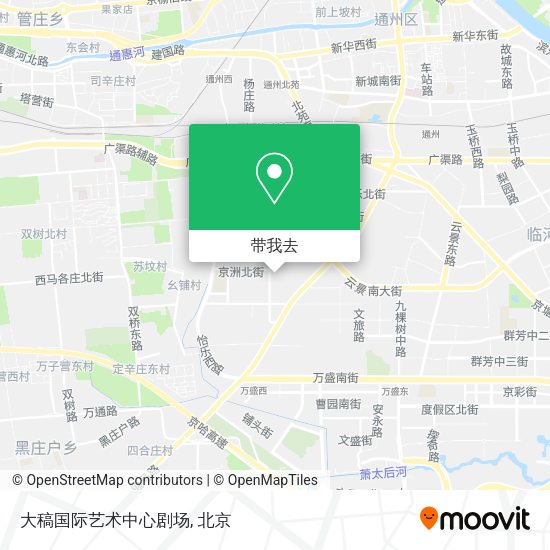 大稿国际艺术中心剧场地图