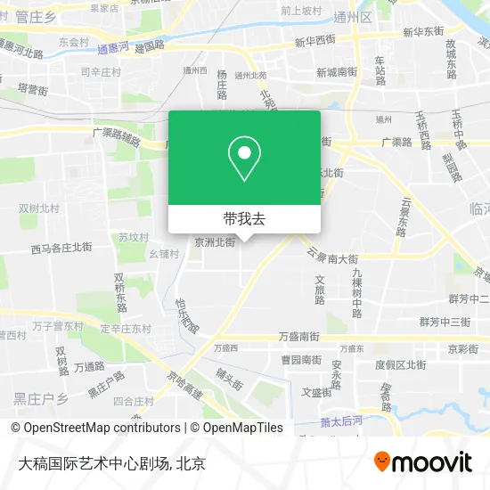 大稿国际艺术中心剧场地图