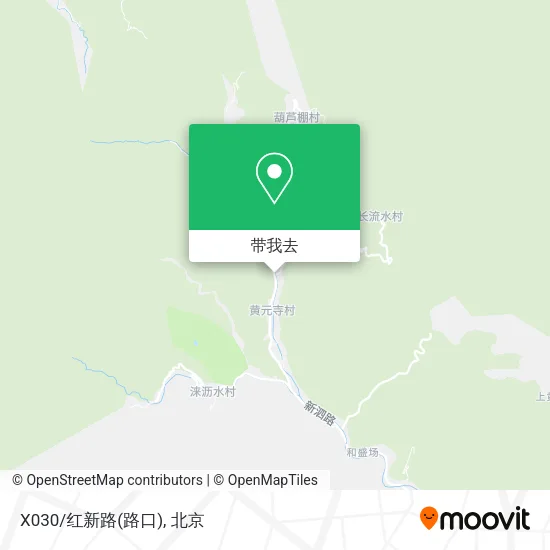 X030/红新路(路口)地图