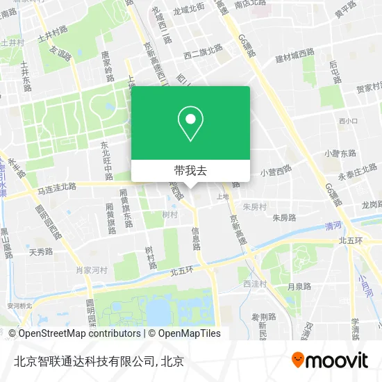 北京智联通达科技有限公司地图