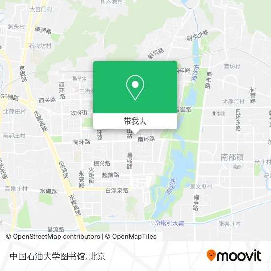 中国石油大学图书馆地图