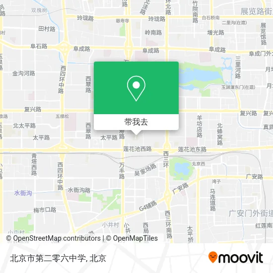 北京市第二零六中学地图