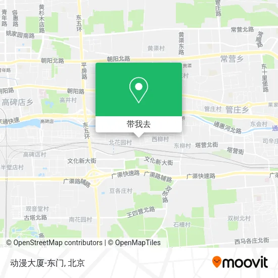 动漫大厦-东门地图