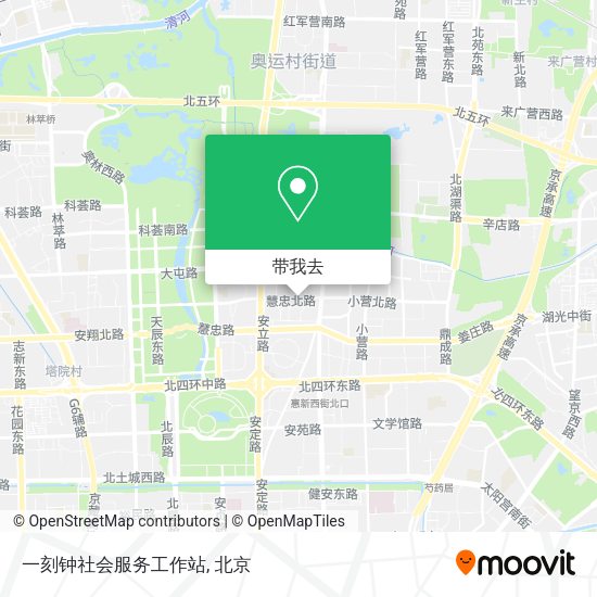 一刻钟社会服务工作站地图