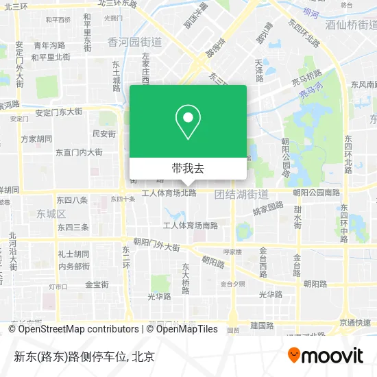 新东(路东)路侧停车位地图