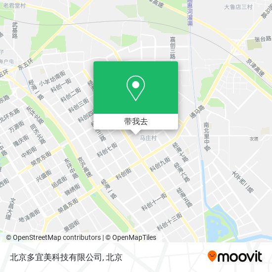 北京多宜美科技有限公司地图