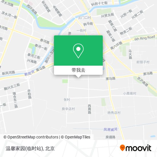 温馨家园(临时站)地图