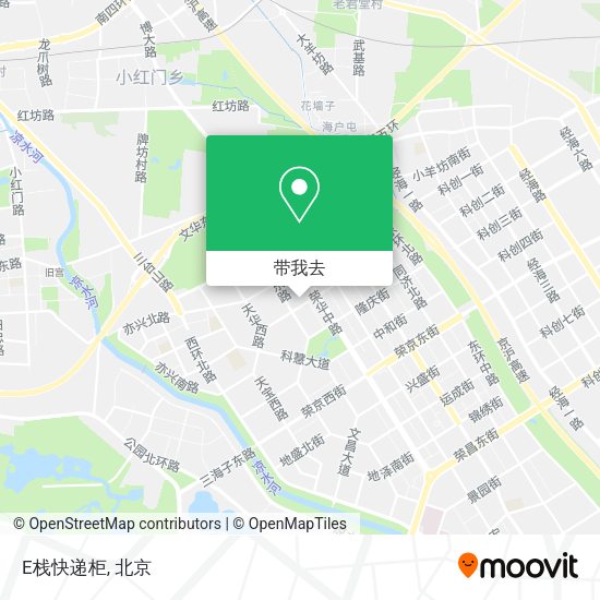 E栈快递柜地图