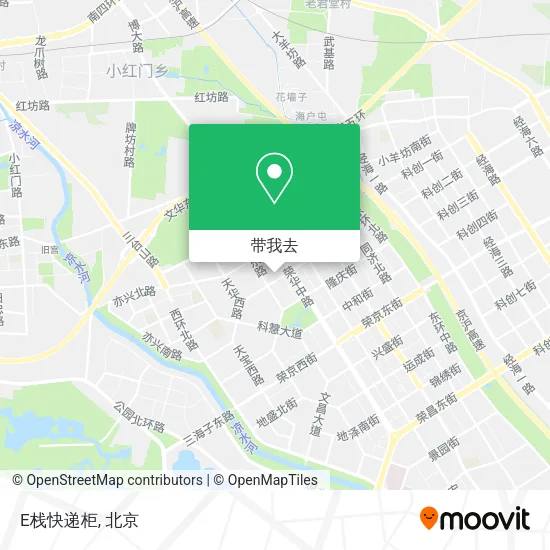 E栈快递柜地图