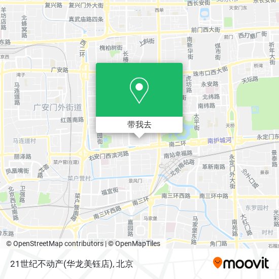 21世纪不动产(华龙美钰店)地图