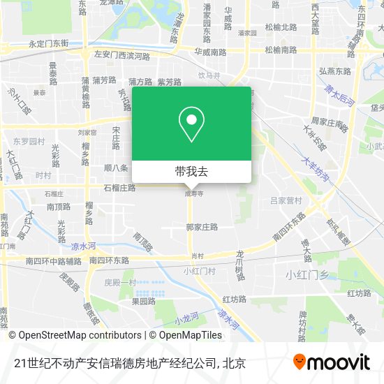 21世纪不动产安信瑞德房地产经纪公司地图