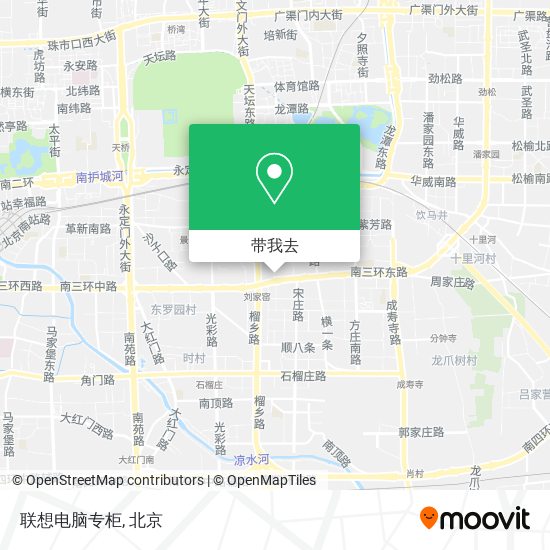 联想电脑专柜地图