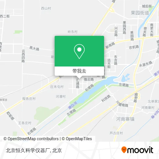 北京恒久科学仪器厂地图
