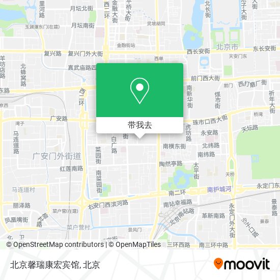 北京馨瑞康宏宾馆地图