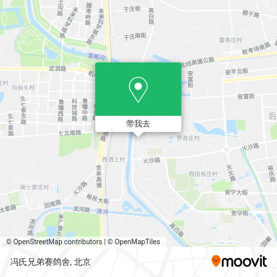 冯氏兄弟赛鸽舍地图