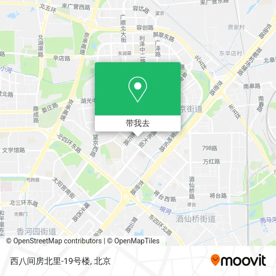 西八间房北里-19号楼地图