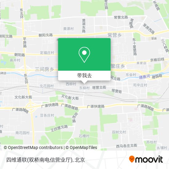 四维通联(双桥南电信营业厅)地图