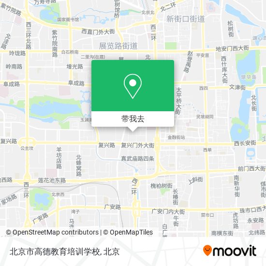 北京市高德教育培训学校地图