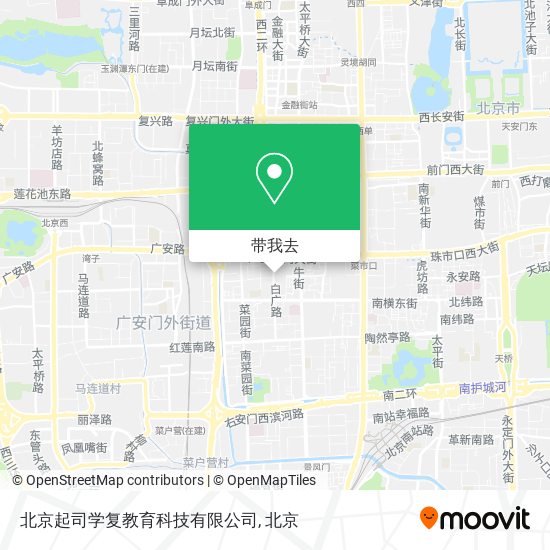 北京起司学复教育科技有限公司地图