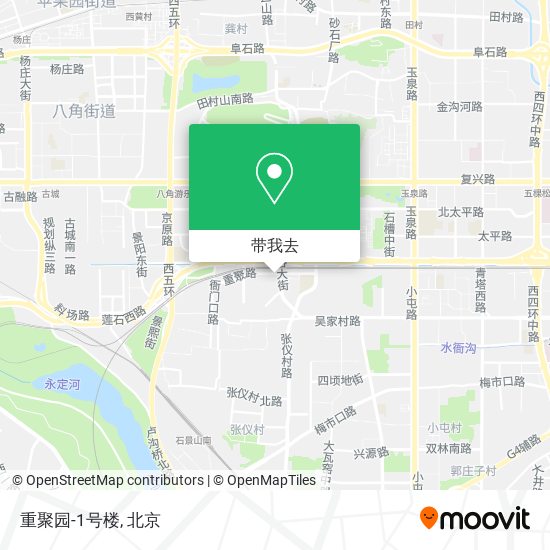 重聚园-1号楼地图
