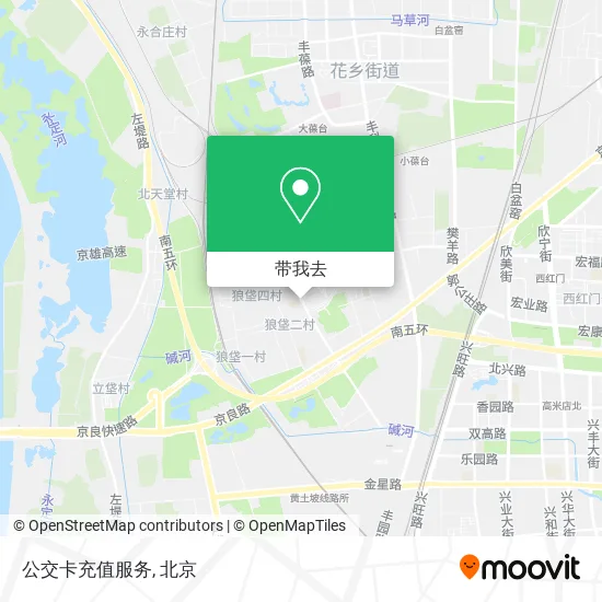 公交卡充值服务地图