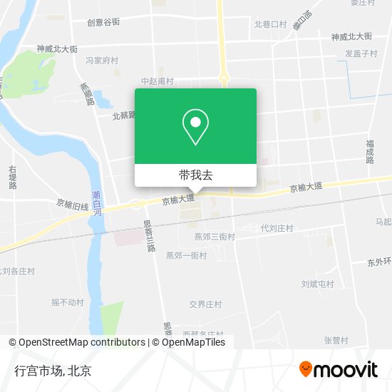 行宫市场地图