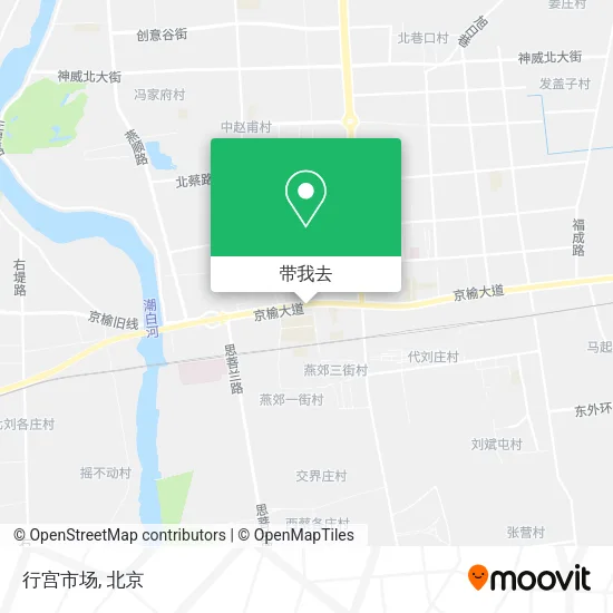 行宫市场地图