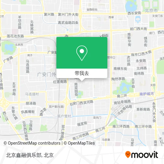 北京鑫融俱乐部地图