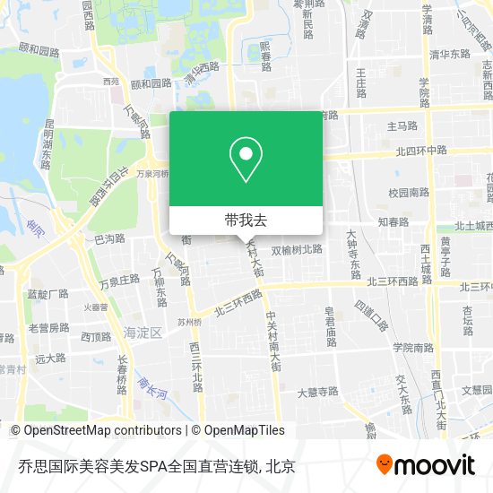 乔思国际美容美发SPA全国直营连锁地图