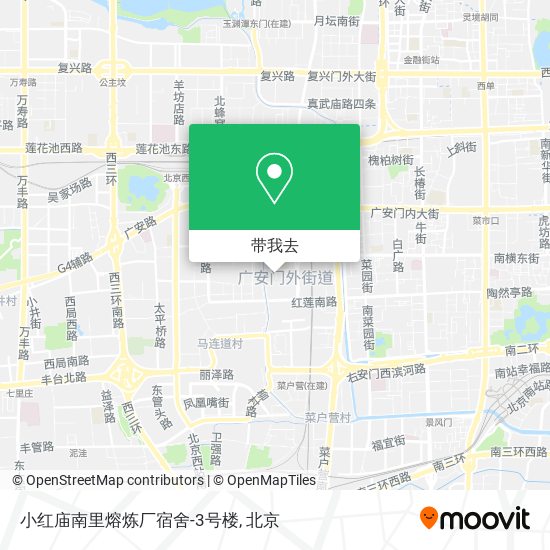 小红庙南里熔炼厂宿舍-3号楼地图