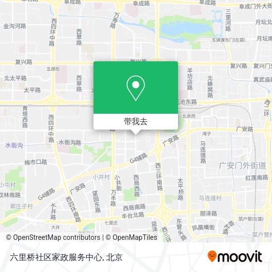 六里桥社区家政服务中心地图