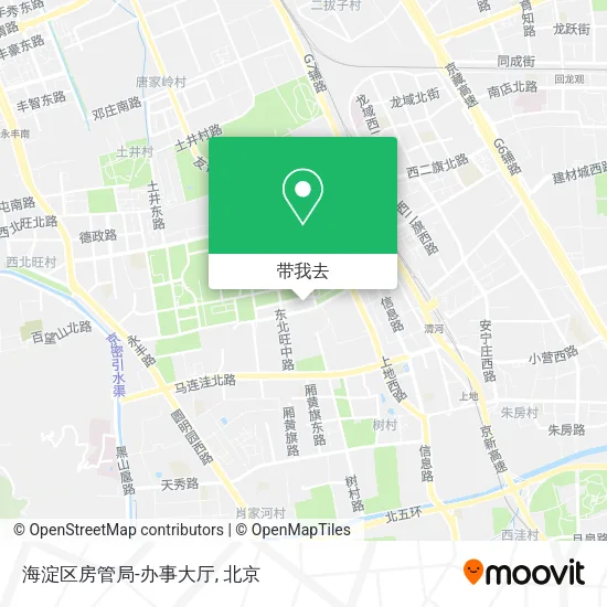 海淀区房管局-办事大厅地图