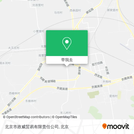 北京市政威贸易有限责任公司地图