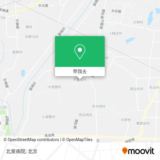 北屋南院地图