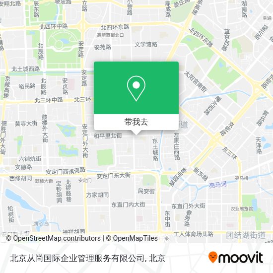 北京从尚国际企业管理服务有限公司地图