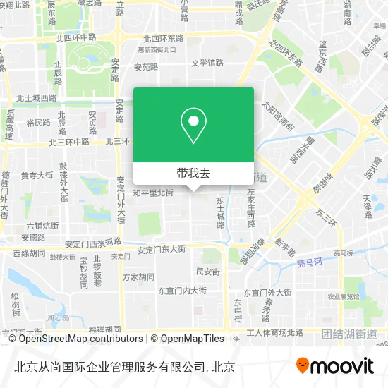 北京从尚国际企业管理服务有限公司地图