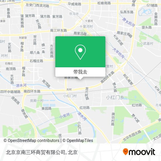 北京京南三环商贸有限公司地图