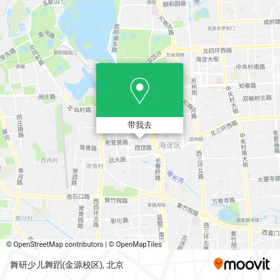 舞研少儿舞蹈(金源校区)地图