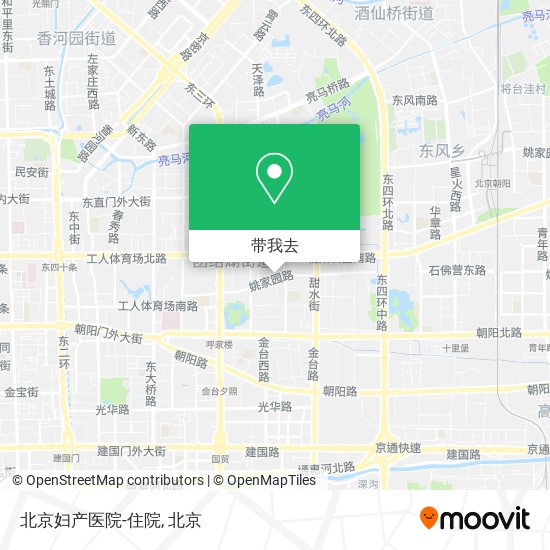 北京妇产医院-住院地图