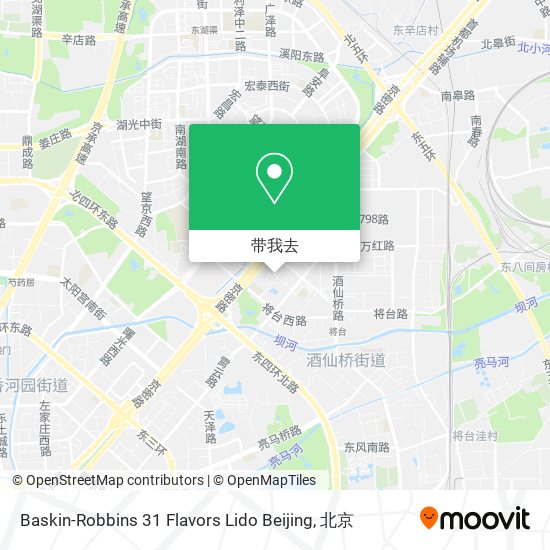 Baskin-Robbins 31 Flavors Lido Beijing地图