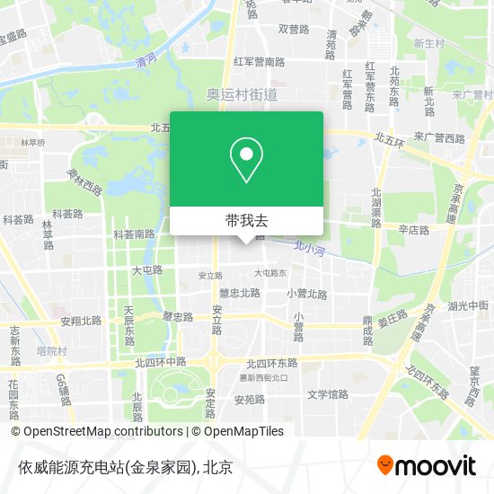 依威能源充电站(金泉家园)地图