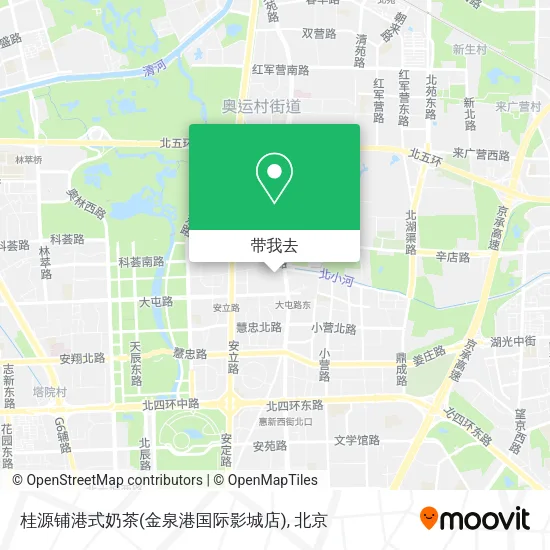 桂源铺港式奶茶(金泉港国际影城店)地图