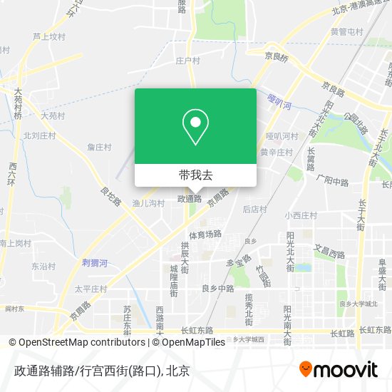 政通路辅路/行宫西街(路口)地图