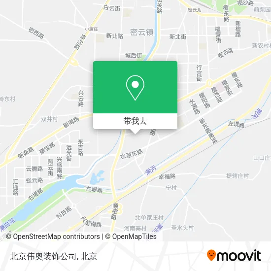 北京伟奥装饰公司地图