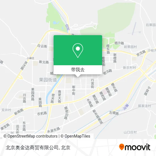 北京奥金达商贸有限公司地图