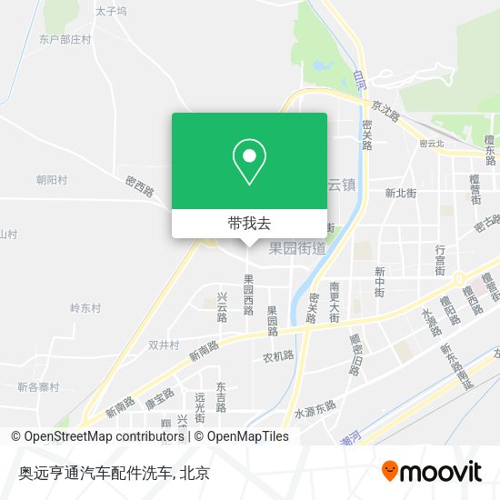 奥远亨通汽车配件洗车地图