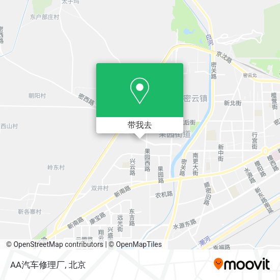 AA汽车修理厂地图